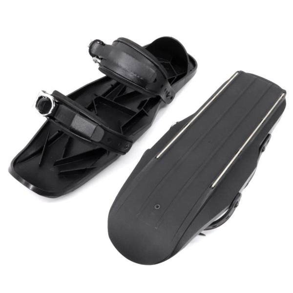 大人用ブラック ミニスキー 板 大人用 スノーフィート ショートスキー 初心者スキー スキー板 ミニスキー板 冬のアウトドア 雪地 調整可能 スキー板 セット 帯収納 (大人用ブラック) UTST ミニスキー 大人用 スキー板 ショート ショートスキー スノー板