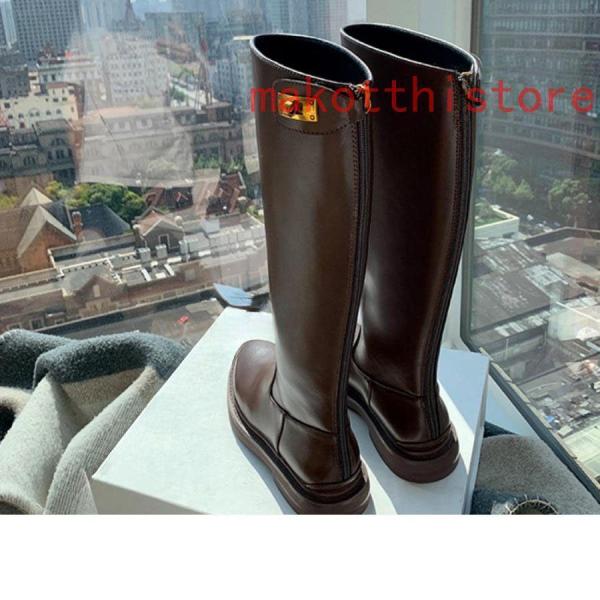 ロングブーツブーツレディース大きい筒周りゆったりロングジョッキー