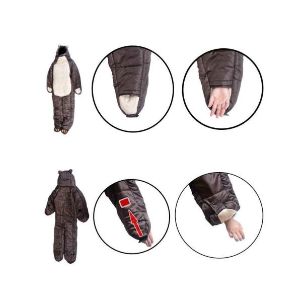 着る寝袋 歩ける寝袋 人型 動ける寝袋 シュラフ 冬用株式会社錦 男女兼用