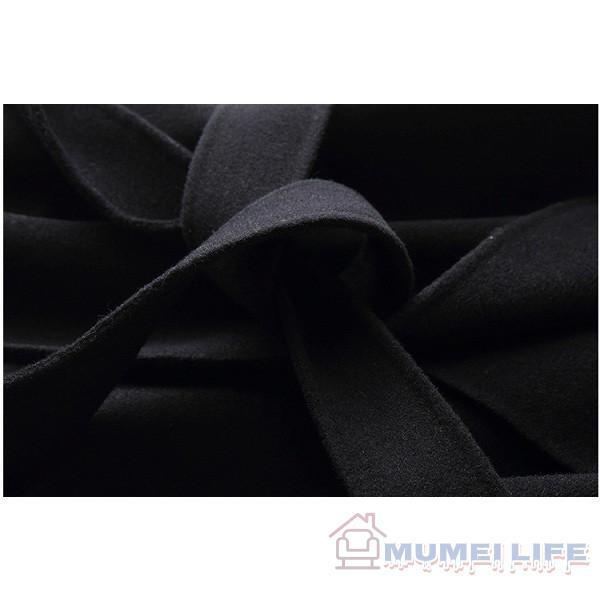 上品ハーフコート ウール100% リバーコート ダブルフェイスコート 一枚