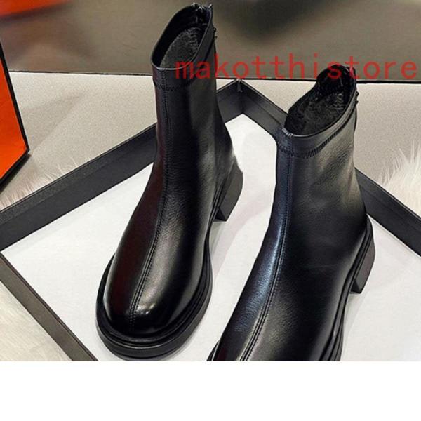 ショートブーツレディースブーツ秋ブーツ幅広甲高疲れないヒール