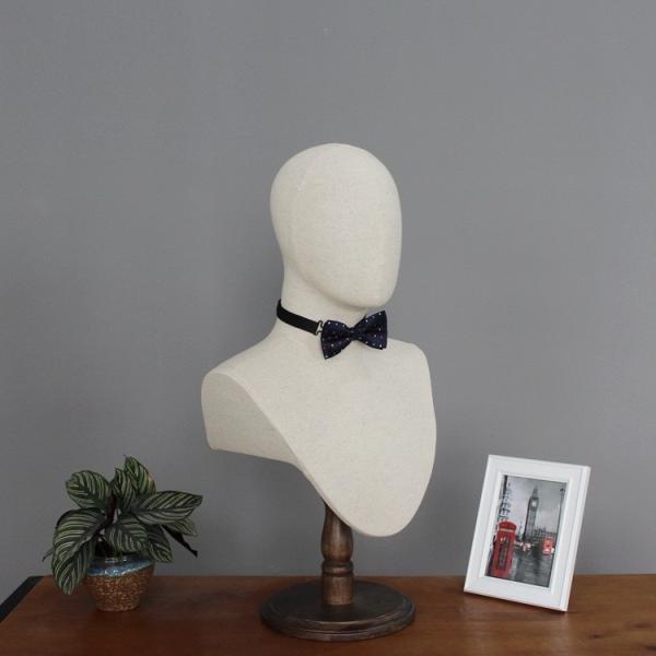 トルソーマネキンドレスフォームトルソボディ60.5/57.5cmウィッグ帽子サングラスジュエリー用のマネキンヘッド木製ベースと高さ調節可能なテーブル トルソーマネキンドレスフォームトルソボディ60.5/57.5cmウィッグ帽子