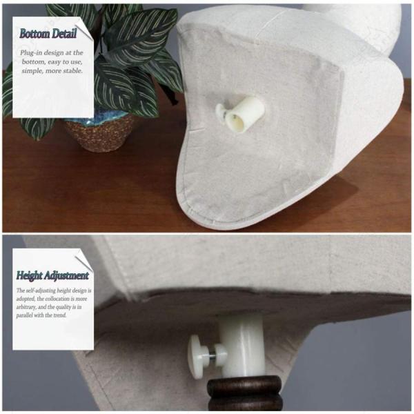 トルソーマネキンドレスフォームトルソボディ60.5/57.5cmウィッグ帽子