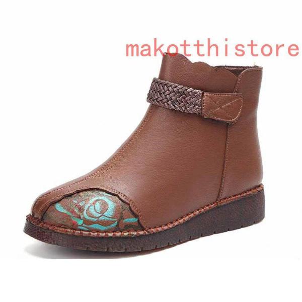 ブーツ冬スノーブーツレディースショート大きいサイズサイドジッパー