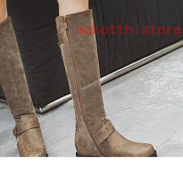 ロングブーツスエード調ロングブーツ筒周り太いブーツレディース履き口ゆったりブーツふくらはぎ錦大きいブーツ大きい筒周りゆったりスウェード ロングブーツスエード調ロングブーツ筒周り太いブーツレディース履き口