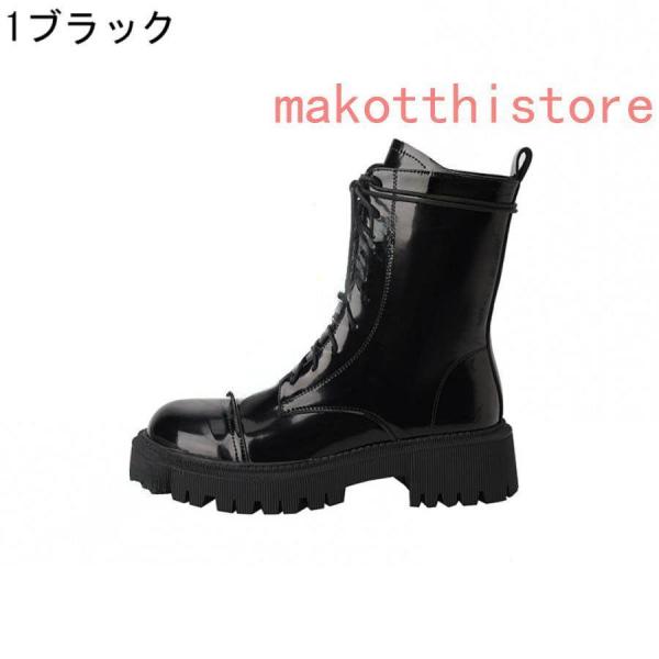 レディース ブーツ シューズ 8ホール 革靴 皮靴 本革 レースアップ クラシック 錦 トレッキング シューズ 通気性 アウトドア 日常着用 安定感有通勤通学 4.5cm