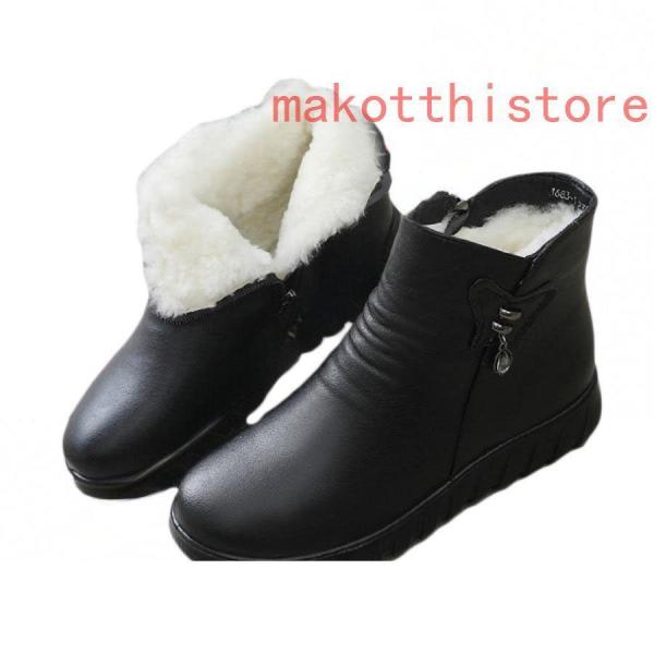ムートンブーツ スノーブーツ 歩きやすい レディース 裏ボアショート