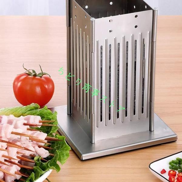 49の穴のステンレス鋼の家族の収集、受信、等のための急速な摩耗肉串刺し機械株式会社S＆Lケバブメーカー箱、BBQ用具、理想的な 49の穴のステンレス鋼の家族の収集、受信、等のための急速な摩耗肉