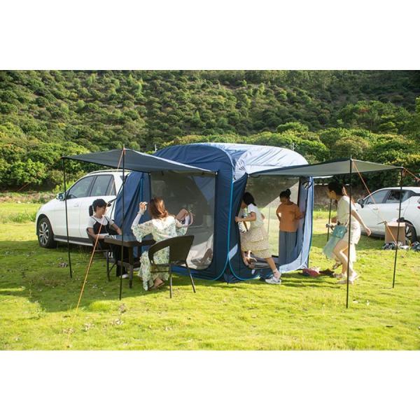 テント車と連結人気ポップアップ簡単設営2022防災対策キャンプテント