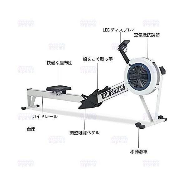 二台限定】ジム業務用SPIRIT折りたたみ機能付きローイングマシン