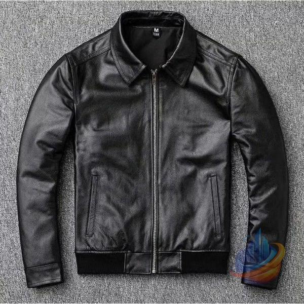 期間 クーポン レザージャケット 本革ジャケット メンズ ライダースジャケットゾンチー牛革 野球服ファスナー ジャンバー バイクウェア 秋冬用 防風耐磨