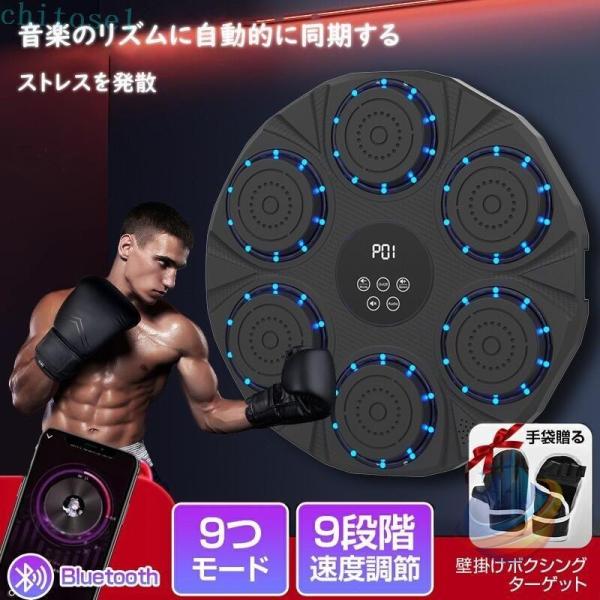 バッグ Bluetooth音楽 家庭用 USB充電式 パンチング マシン 音楽再生 RGBライトゾンチーダイエット パンチングマシン ミュージック ボクシングマシン 壁掛け