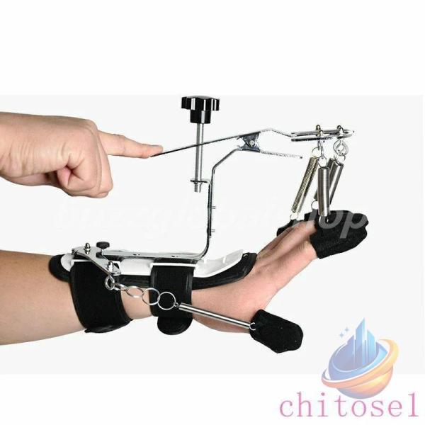 カバー ハンドグリップ 手首用装具エクササイザ 手首用装具 指 付き プロテクターブレースゾンチー手リハビリ トレーニング 指用装具 左右の手に適しています