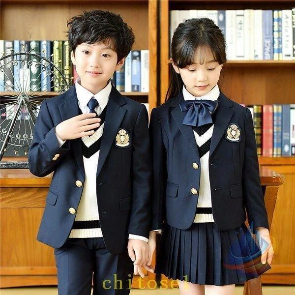 4点セット 卒業式 スーツ 女の子 韓国 制服 こども パンツスーツ 入園祝いゾンチー卒園式 入学式 男の子 大きいサイズ 中学生 卒服 キッズ フォーマル 子供