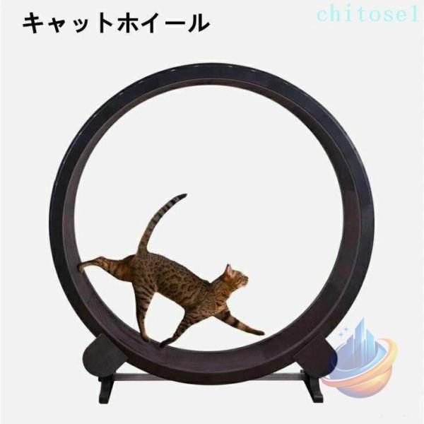 キャットホイール キャットタワー 猫ホイール 回し車 省スペース 猫 ダイエットゾンチーストレス解消 ストレス発散 運動不足解消 運動不足予防 ルームランナー