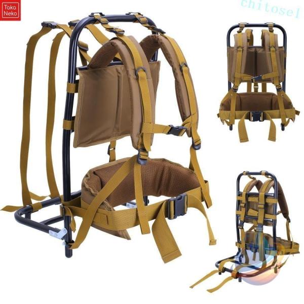 超荷重75kg 背負子 キャリー 軽量 背負う補助具 背負い子 背負投 釣りや登山に適するゾンチー背負い持ち しょいこ 折りたたみ可能 使いやすい 用途広い