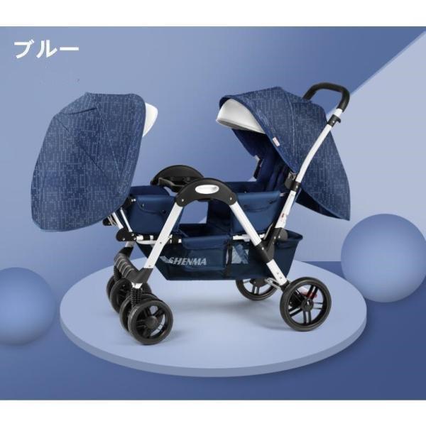 ベビーカー（バギー）二人 双子用 対面 双子用 丈夫株式会社錦 軽量 おすすめ_9