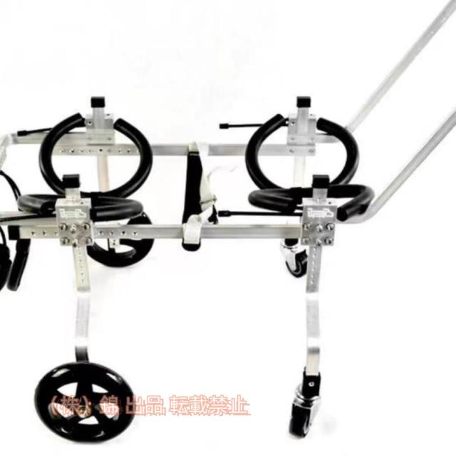 犬用車いす小型?中型ペット用犬車いす調節可能な四輪犬車いす対応車いす 株式会社錦