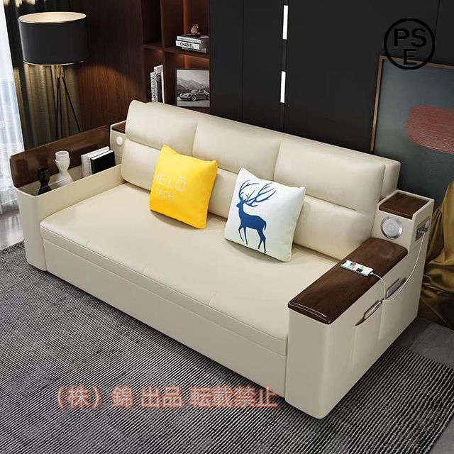 ソファー ソファ 150CM ソファーベッド 3人掛け 折りたたみ ソファベッド　収納機能株式会社錦　スピーカー　USB 家庭用 室内用 折りたたみベッド 肘付き
