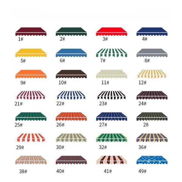 防水およびUV 伸縮式 オーニングテント 、 壁際 2/3/4/5M アウトドアオーニング、株式会社錦アルミ合金 庭の日よけ格納式キャノピーオーニン