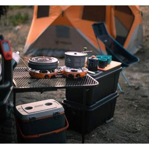 タイヤテーブル メッシュ テーブル キャンプ株式会社錦 車両整備