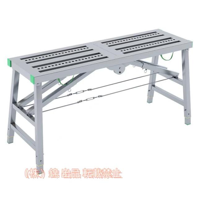 アルミ足場台洗車台軽量アルミ脚立高所作業台折りたたみ伸縮アルミ製