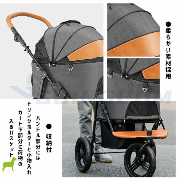 ペットカート 分離型 折りたたみ ペットバギー 取り外し可能 前輪360°回転 ペットカート 分離型 折りたたみ ペットバギー 取り外し可能 前輪360
