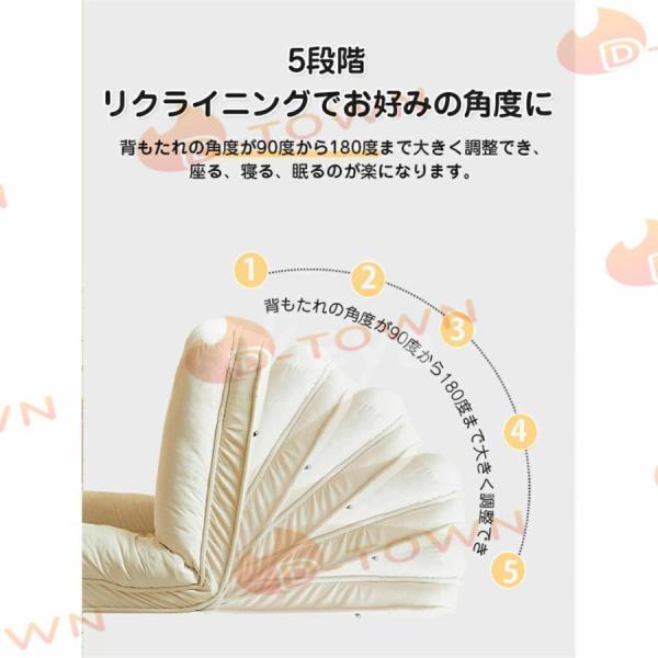 折り畳み式ソファベッド 室内用長椅子 ラウンジソファ 低反発 ソファー 1人掛け ハイバック ソファ デザイン1 モダン 株式会社錦 北欧テイスト 一人暮らし_14
