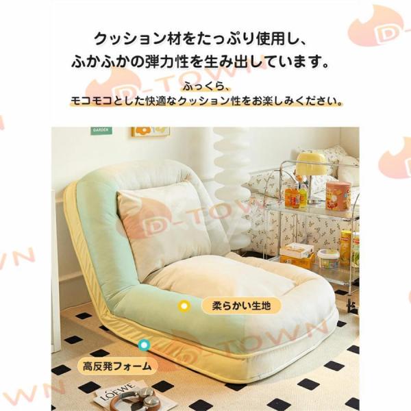 折り畳み式ソファベッド 室内用長椅子 ラウンジソファ 低反発 ソファー 1人掛け ハイバック ソファ デザイン1 モダン 株式会社錦 北欧テイスト 一人暮らし_3