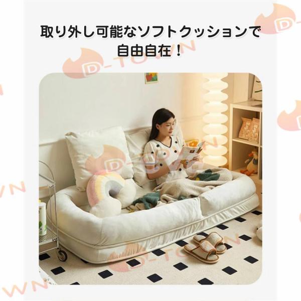 折り畳み式ソファベッド 室内用長椅子 ラウンジソファ 低反発 ソファー 1人掛け ハイバック ソファ デザイン1 モダン 株式会社錦 北欧テイスト 一人暮らし_6