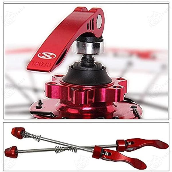 自転車ホイール24インチ超軽量BMX自転車ホイールセット24穴クイック