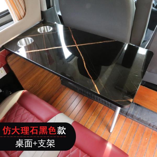 キャンピングカ用のダイニングテブル2カップスロット付き丸型RVテブルキャンピングカボトキャラバンバン株式会社錦キャンピングカ用家具インテリア39.5×79.5c