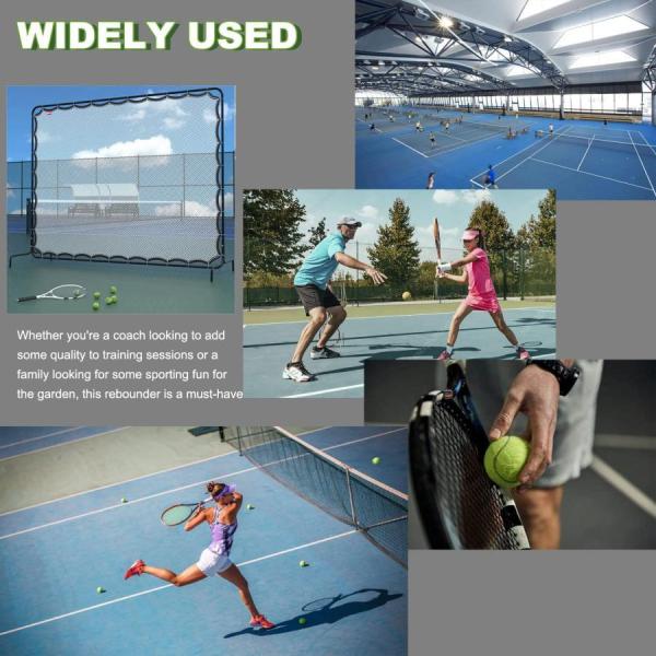 テニスリバウンダーネット9x7フィート、ポータブル、簡単な組み立て