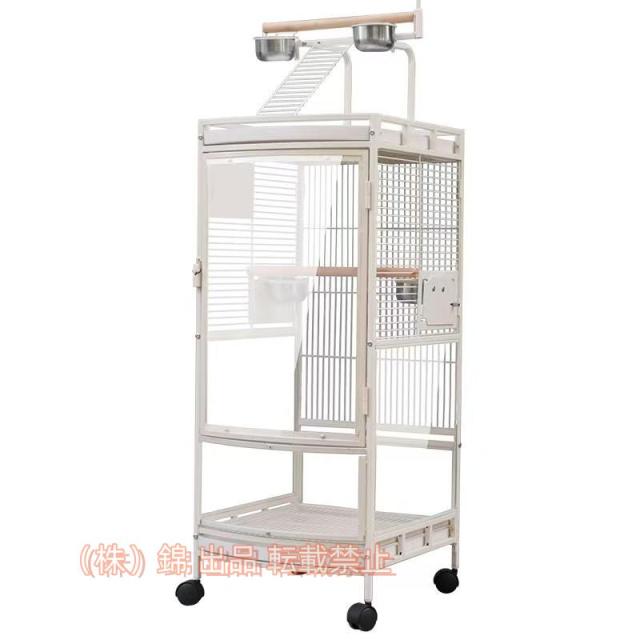 46*51*138CM 鳥かご あらゆる種類の小型および中型のオウムに適しています クリアパネルインコ 株式会社錦ケージ 複数飼い 鳥 ケージ
