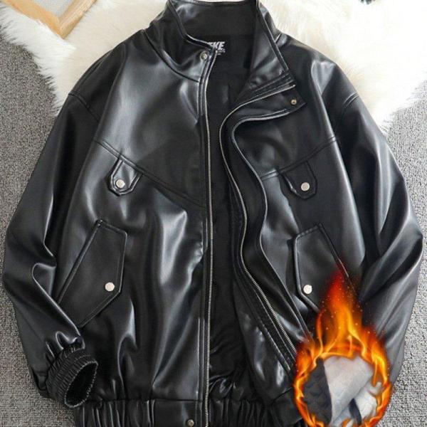 フライトジャケット爆撃街機関車ムートン柄コート 株式会社錦 男秋冬潮