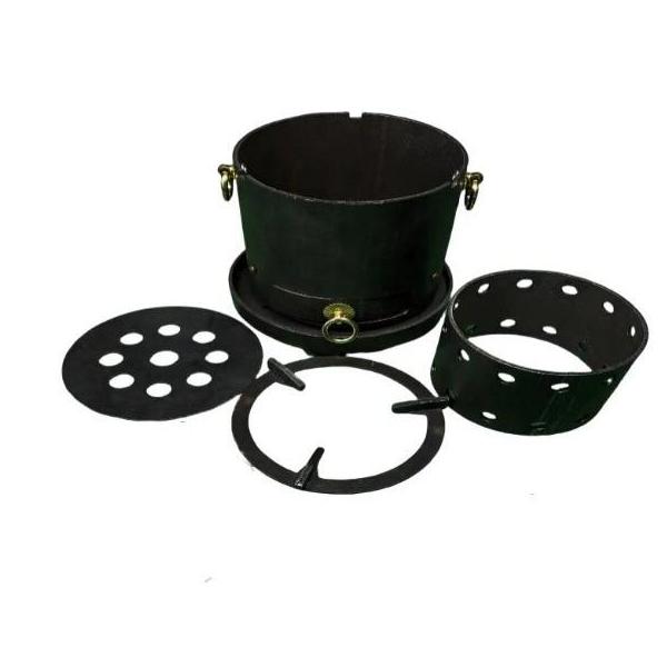 家庭用戸外便携式一体簡易特厚囲炉茶炉 株式会社錦 多機能アルコール