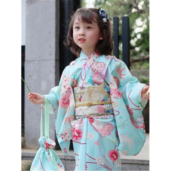 着物 子供 女の子 七五三 春 夏 秋 100日祝い 初節句 3点セット オーガニックコットン カバーオール 赤ちゃん 株式会社錦 ベビー フォーマル ベビー服 ベビー袴