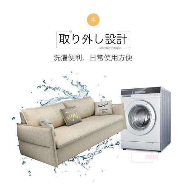 ソファー ソファ 175CM ソファーベッド 3人掛け 折りたたみ　収納付き　ソファベッド 家庭用 室内用 錦 折りたたみベッド エレガント シンプル カウチソファ_13