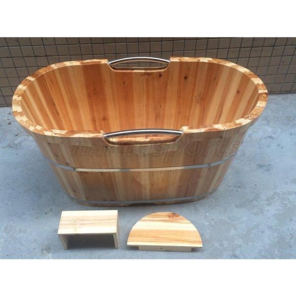 特売！実用品★品質保証！ 厚い　シャワーバケツ　木製　美容院　お風呂　成人　風呂バケツ　サウナ　家庭用　シャワー浴槽