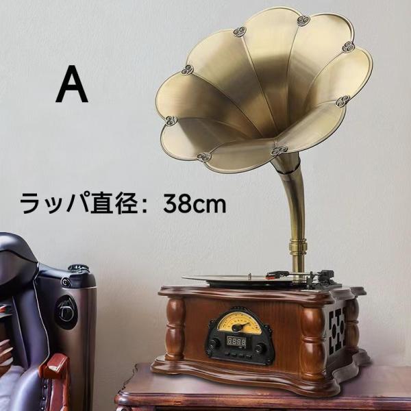 貴族高級軽い贅沢品 レトロな最高コレクション 蓄音機 SP盤 33、45、78回転対応 レコード　針付き 株式会社錦 木製 家具 音響_12