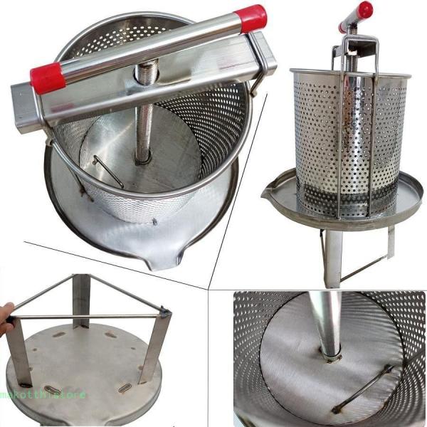 蜂蜜 圧搾機 蜜 絞り 機 蜂蜜分離器 養蜂器具 遠心分離機 蜂蜜抽出器 絞り器 手動 脱水機 ジューサー 手動 圧搾機 : HC 遠心分離機 蜂蜜 機械 蜂蜜分離器 手動 蜂蜜抽出機