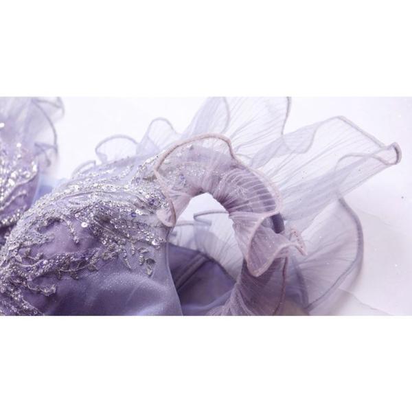 袖ありロングドレスナイトドレスパーディードレスウエディングドレスa