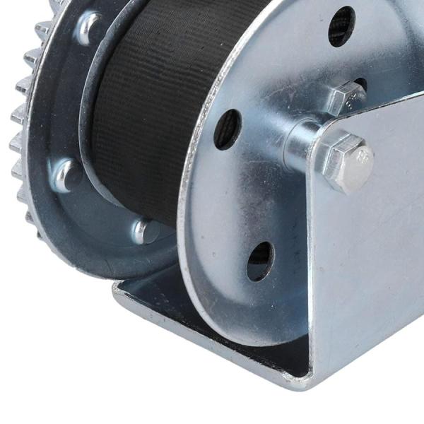 手動ウインチ、ボート用トレーラー用8Mストラップ付き高品質炭素鋼