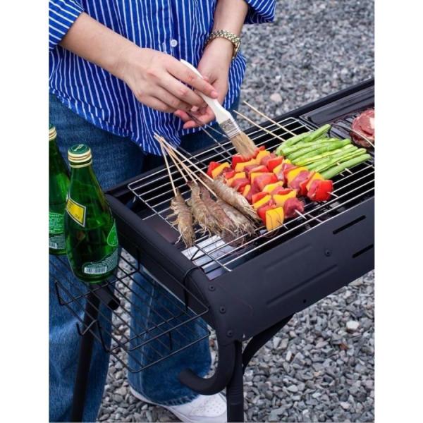 バーベキューコンロ1秒速開キャンプグリル 株式会社錦 折りたたみ式