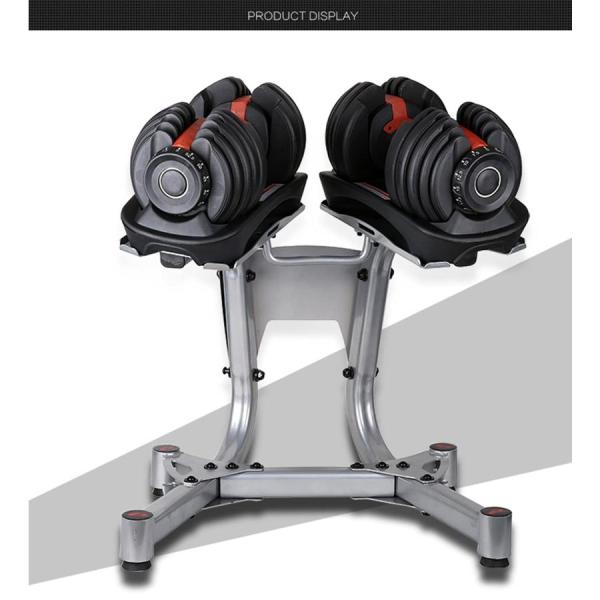 調整可能なダンベルラックスタンドメタル220ポンドのための220ポンドのため