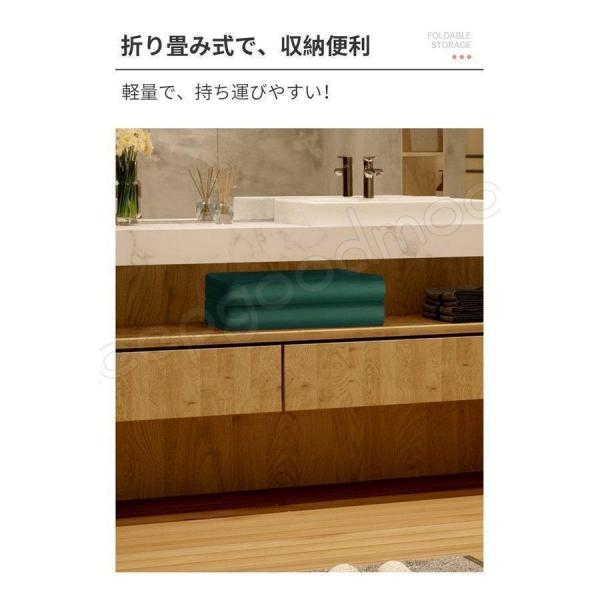 ビニールバスタブ . 自動膨張 折り畳み式浴槽 三重構造 バスバケツ 簡易浴槽 収納簡単 お風呂 バスタブ フタつき 株式会社錦 大人 全身浴 入浴 使いやすい_7