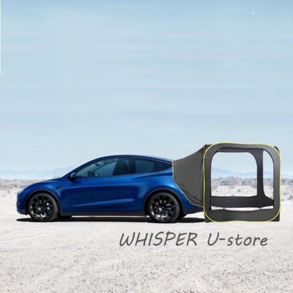 防災対策 車中泊テントカーサイドタープ トランクテントポップアップ