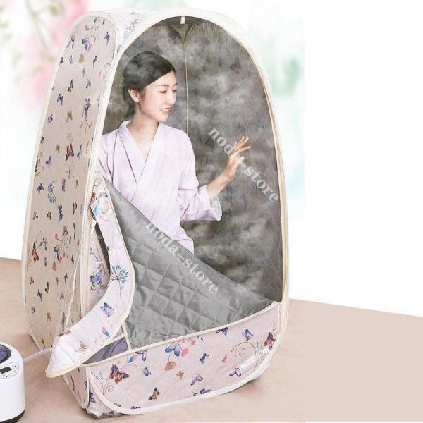 実用★家庭用 サウナボックス .L 大容量 汗蒸ボックス 折り畳み式 スチームサウナ テント 蒸気サウナ 株式会社錦血液循環 体重が減る 疲れ取る_3