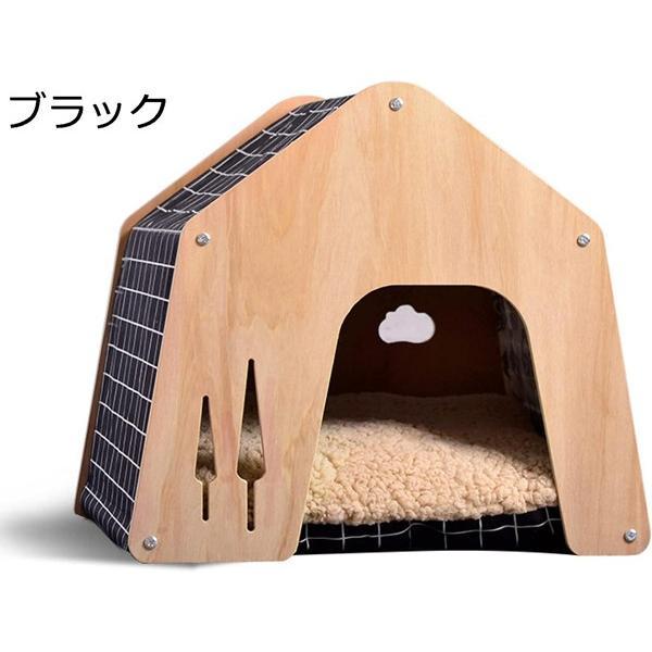 犬小屋 屋外用 中型犬 木製 小型屋外 犬舎 グレー 大型犬 小型犬 60*55 超小型犬 株式会社錦猫ハウス ペット犬の小屋 屋内 全天候型 防水_4