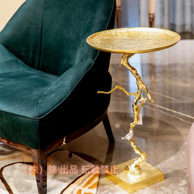 サイドテーブルおしゃれ装飾的なコーヒーテーブル手作り錦アメリカン